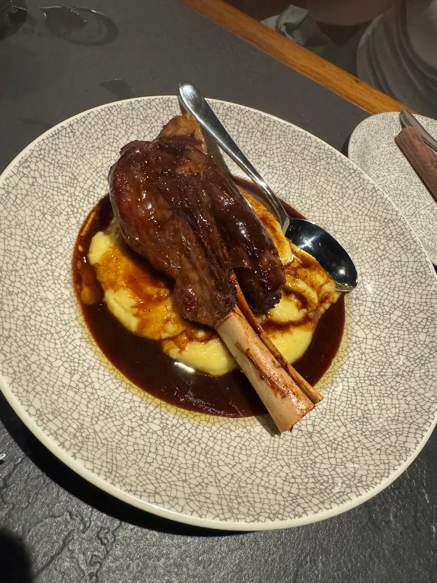 Lamb Shank, Birdcage Dining Room & Garden Bar
