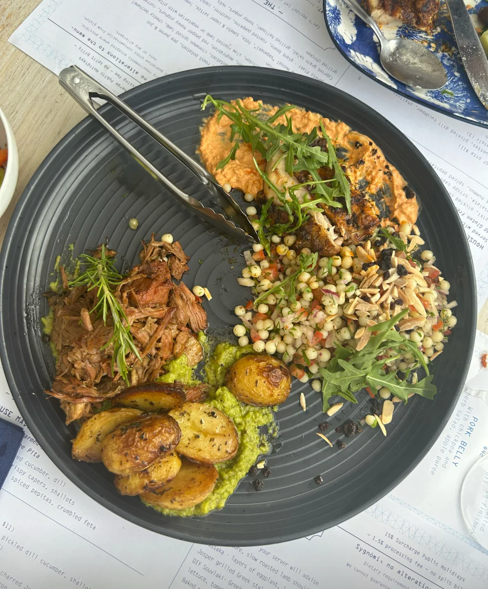Josper Grilled Chicken with Moghrabieh Green