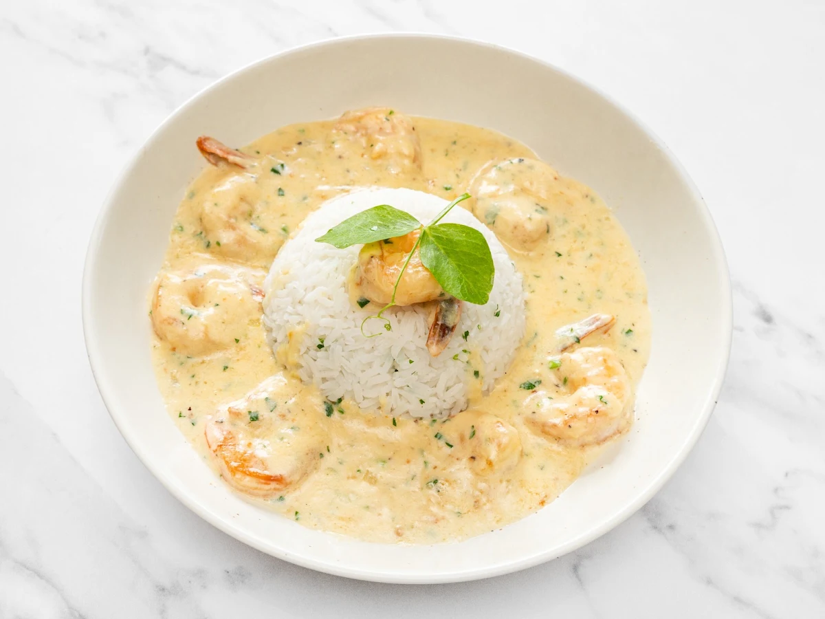 Creamy Garlic Prawn Topper