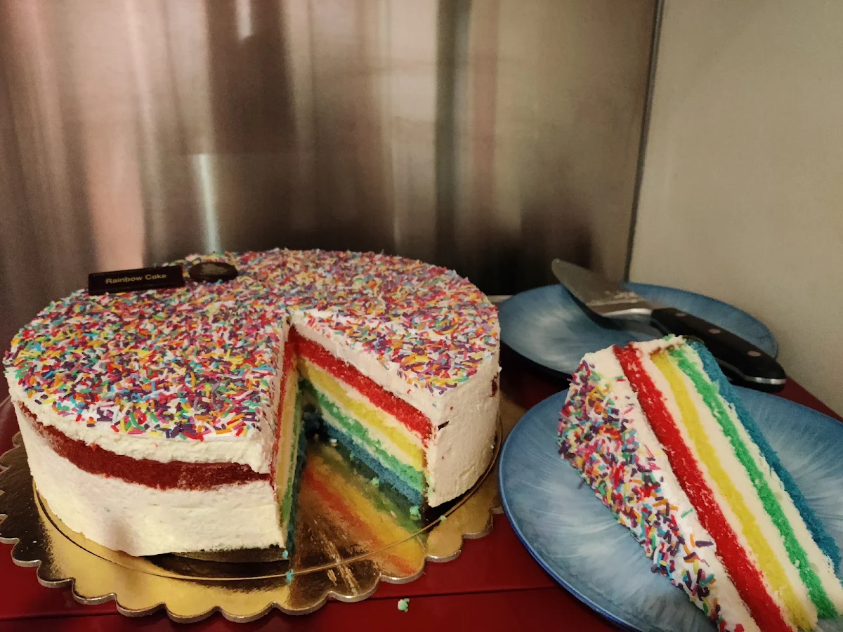 Rainbow Cake, Christopher's Cake Shop Surry Hills