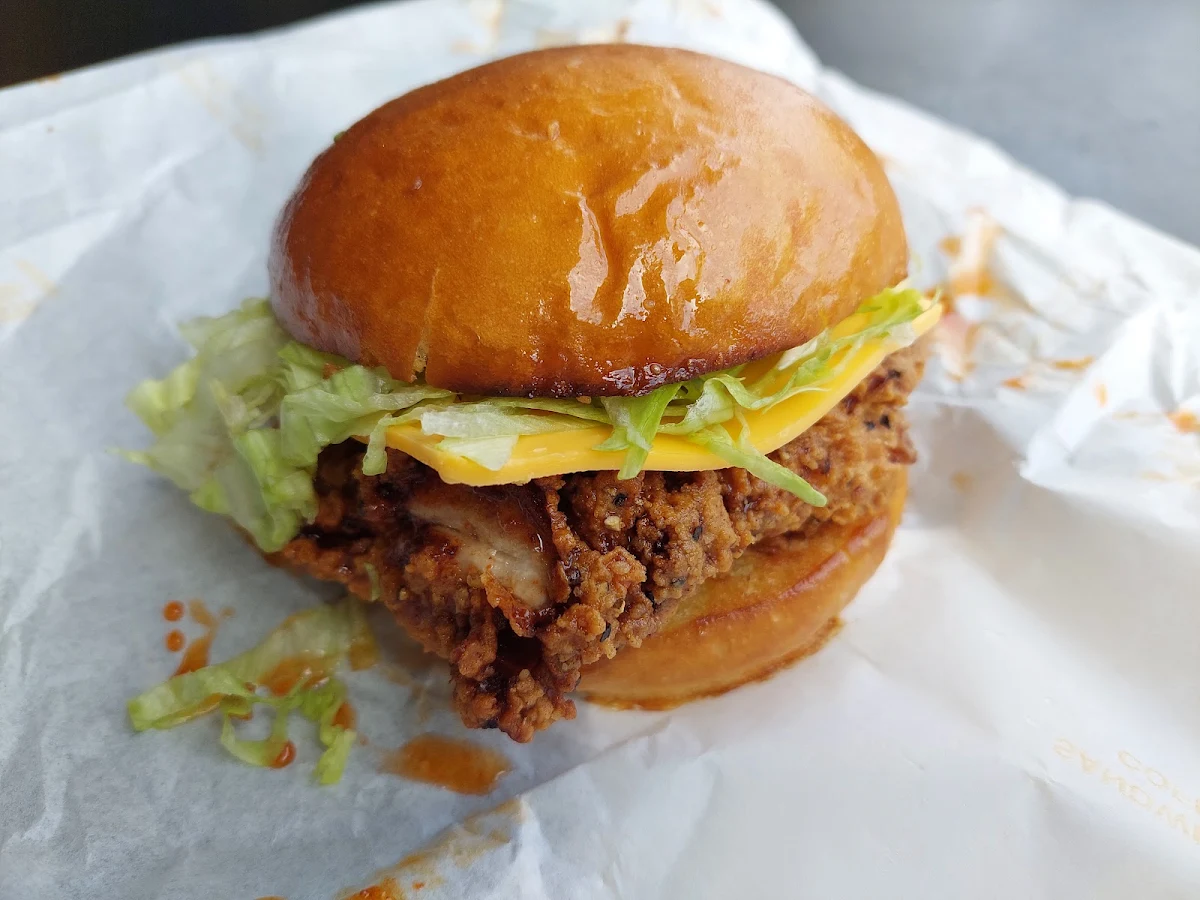 Hot Honey Fried Chicken Roll