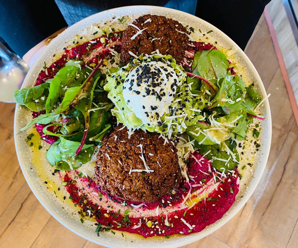 Vegan Falafel Burger Night Menu V VG