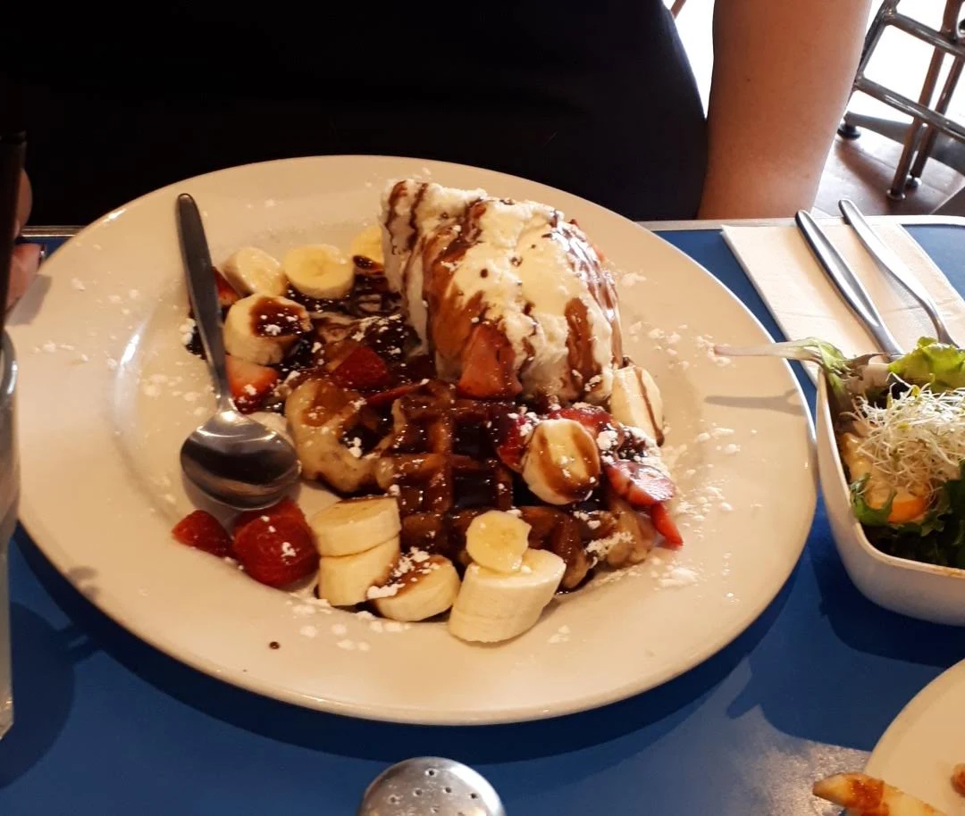 Waffles, Lazy Moe's Ballarat