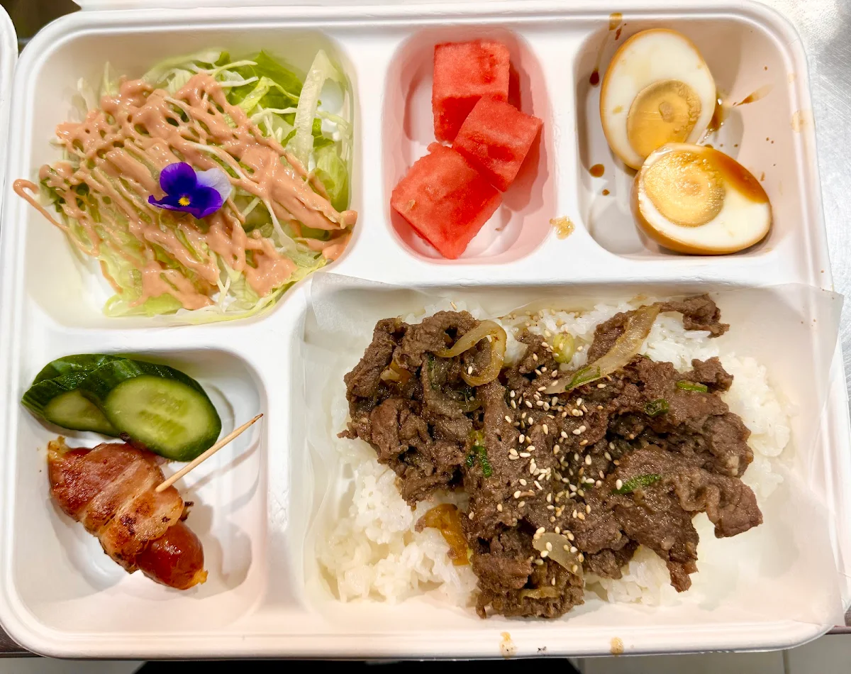 Beef Bento, Midori Sushi and Rolls Meadowbank