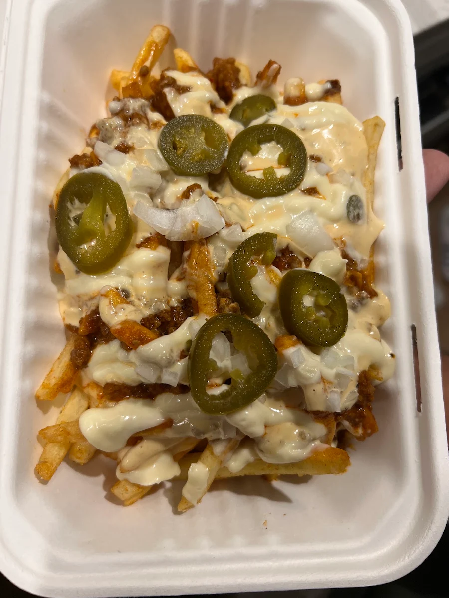 Dirty Bird Loaded Fries, Wild West Burger's, Liverpool