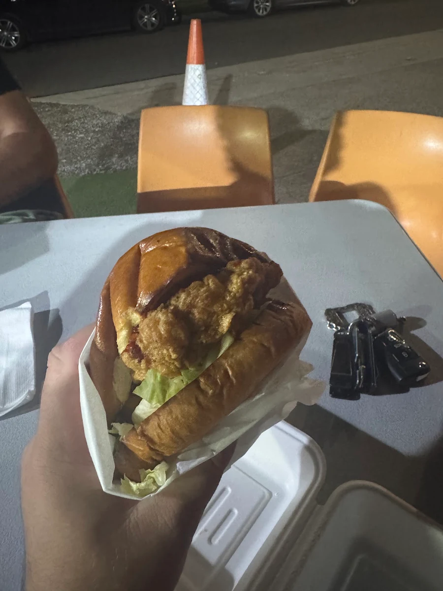 Korean Spicy Chicken Burger, Wild West Burger's, Liverpool