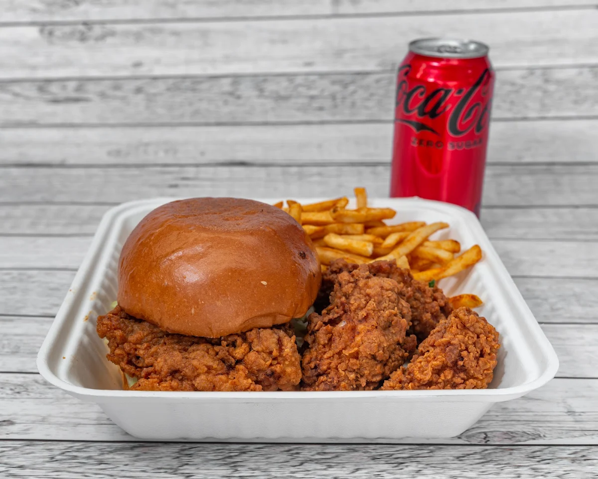 West Fried Chicken Burger, Wild West Burger's, Liverpool