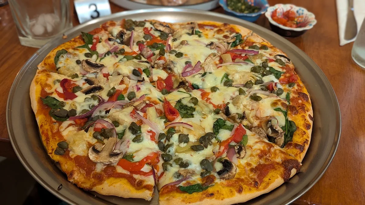 Gourmet Vegetarian Pizza