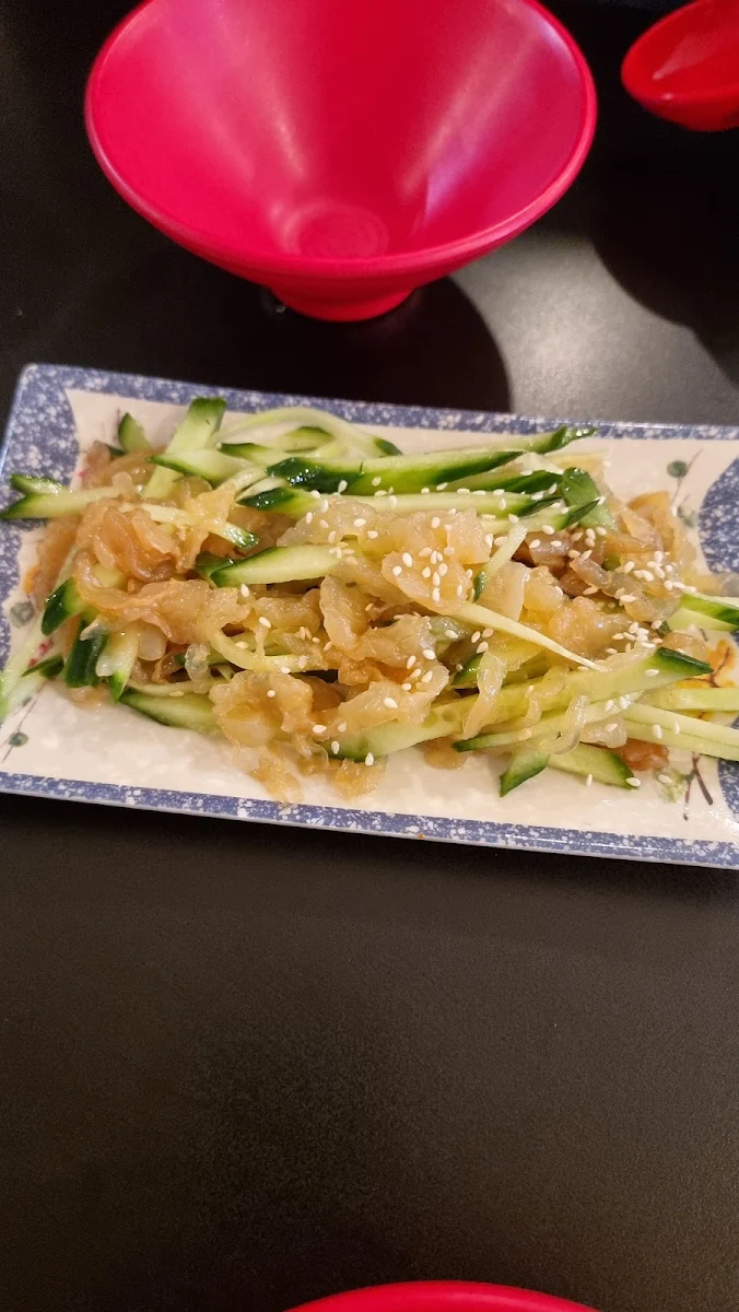 Jelly Fish Salad with Cucumber