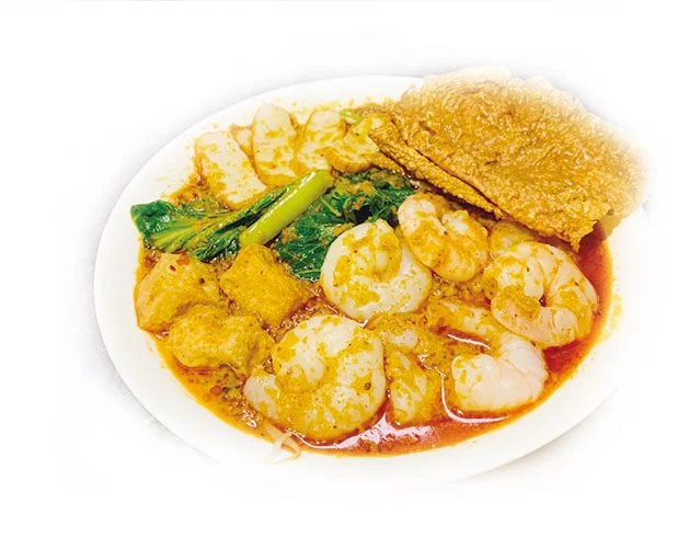 Fried Wonton Laksa