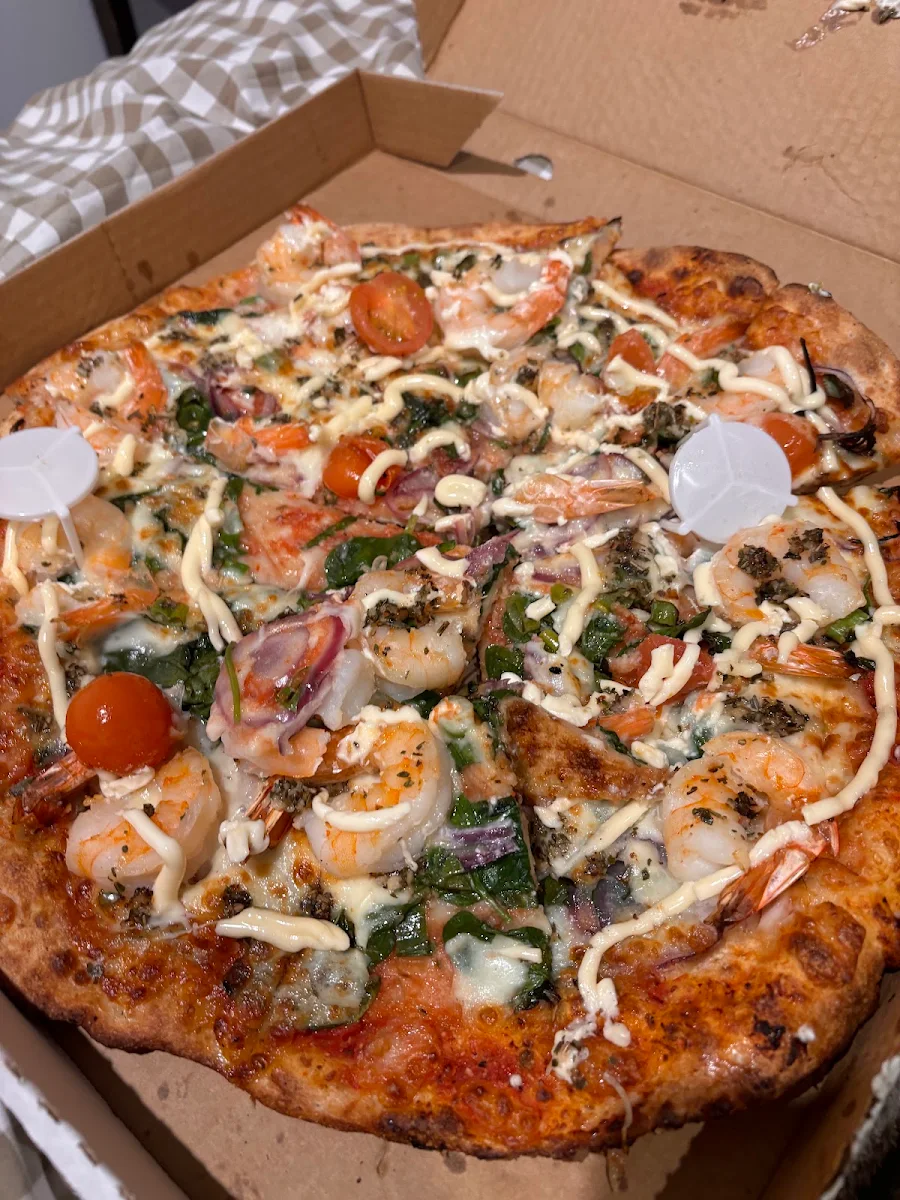 King Prawn Pizza