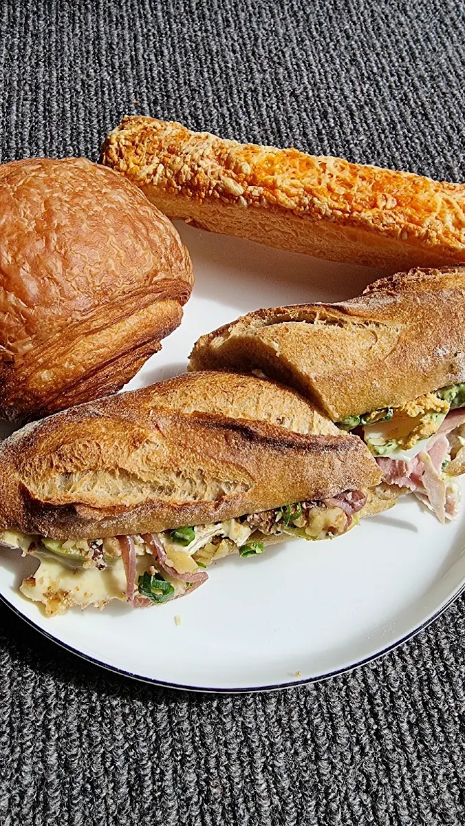 Baguette Chocolate Croissant and Cheese Stick