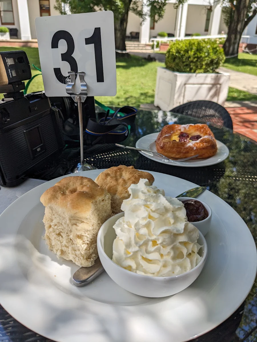 Scones, Courtyard Café at Old Parliament House