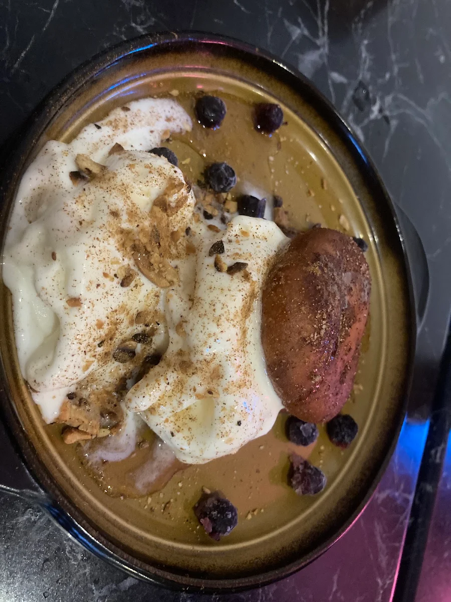 Deep Fried Bao with Vanilla Ice Cream