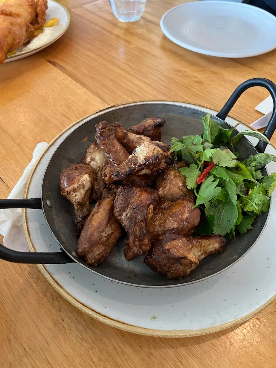 Honey Soy Chicken Wing Vietnamese Herb Salad