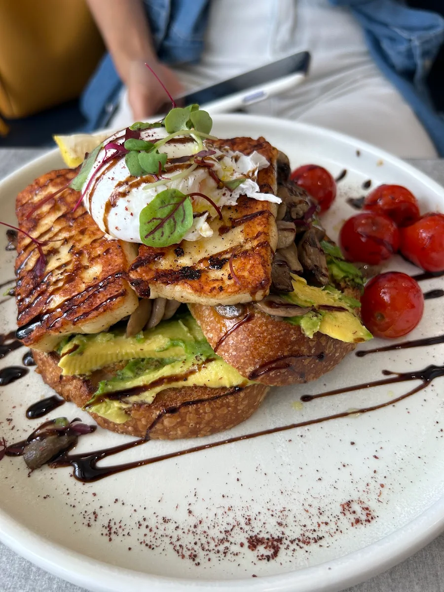 Smashed Avocado Stack, The T-Spoon Cafe Eastern Creek