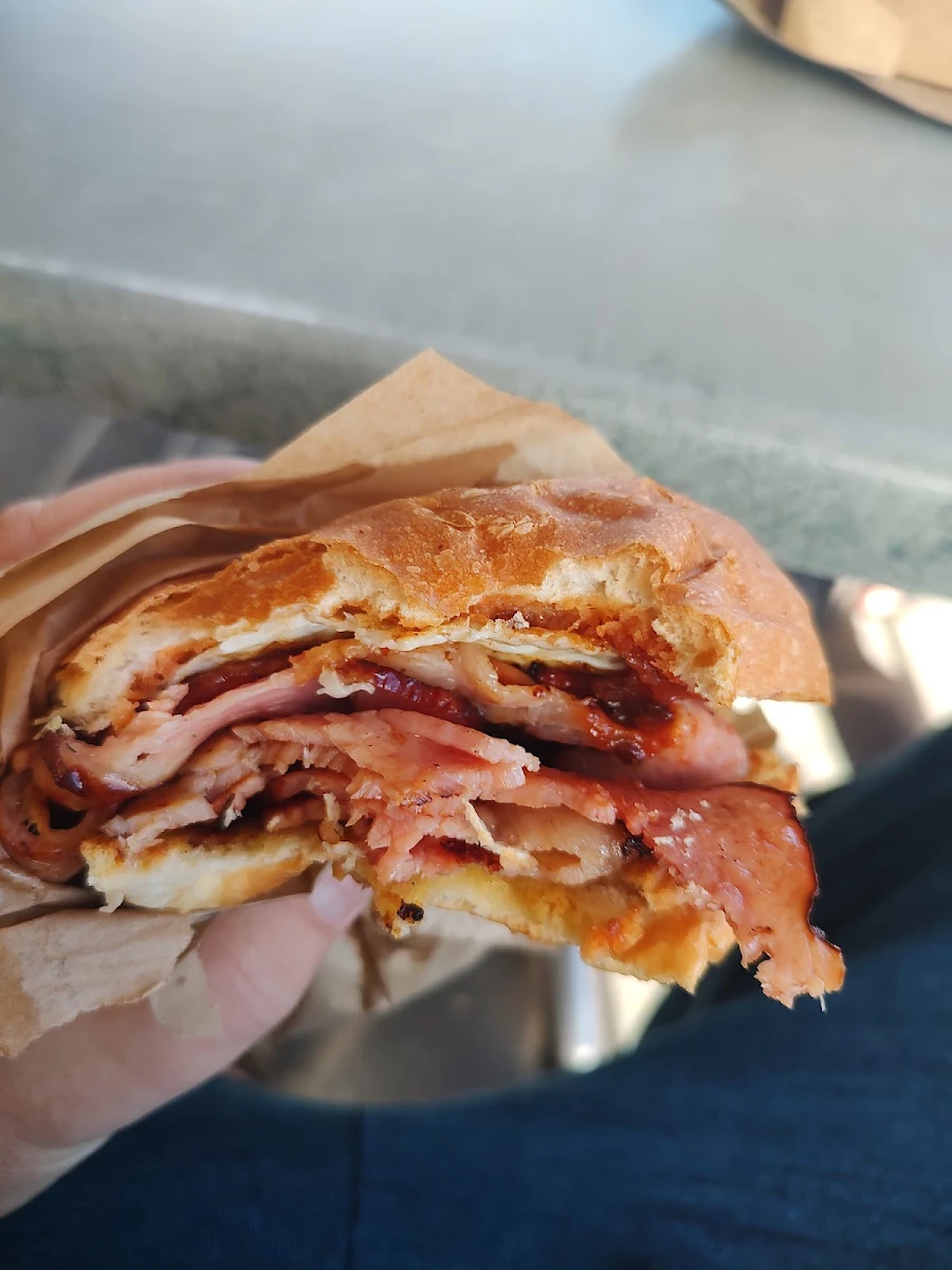Egg and Bacon Roll