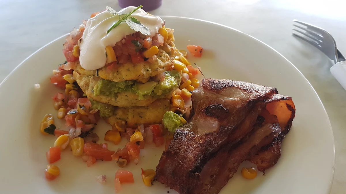 Sweetcorn Stack, Dôme Café - Midland