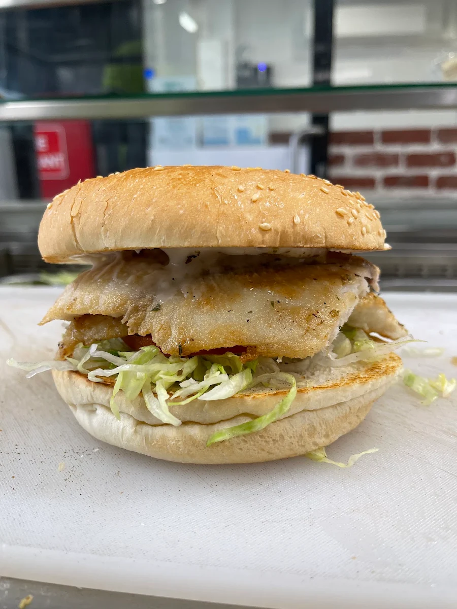 Schnitzel Burger, Glen Iris Fish & Chips