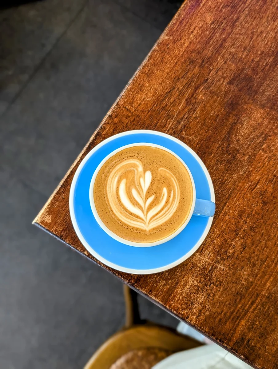 Flat White, Blue Bear Coffeehouse