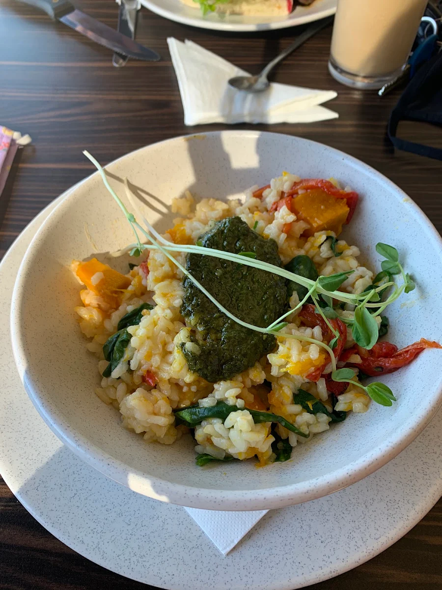 Roasted Vegetable Risotto, Cafe One 2 Four Port Pirie