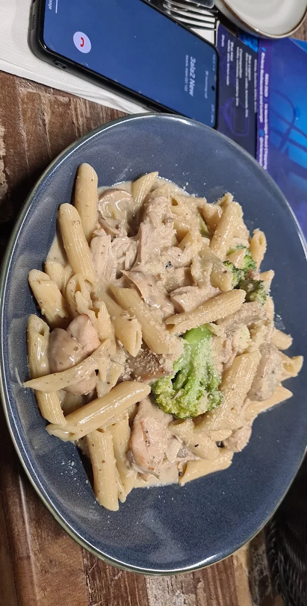 Creamy Chicken Mushroom Penne