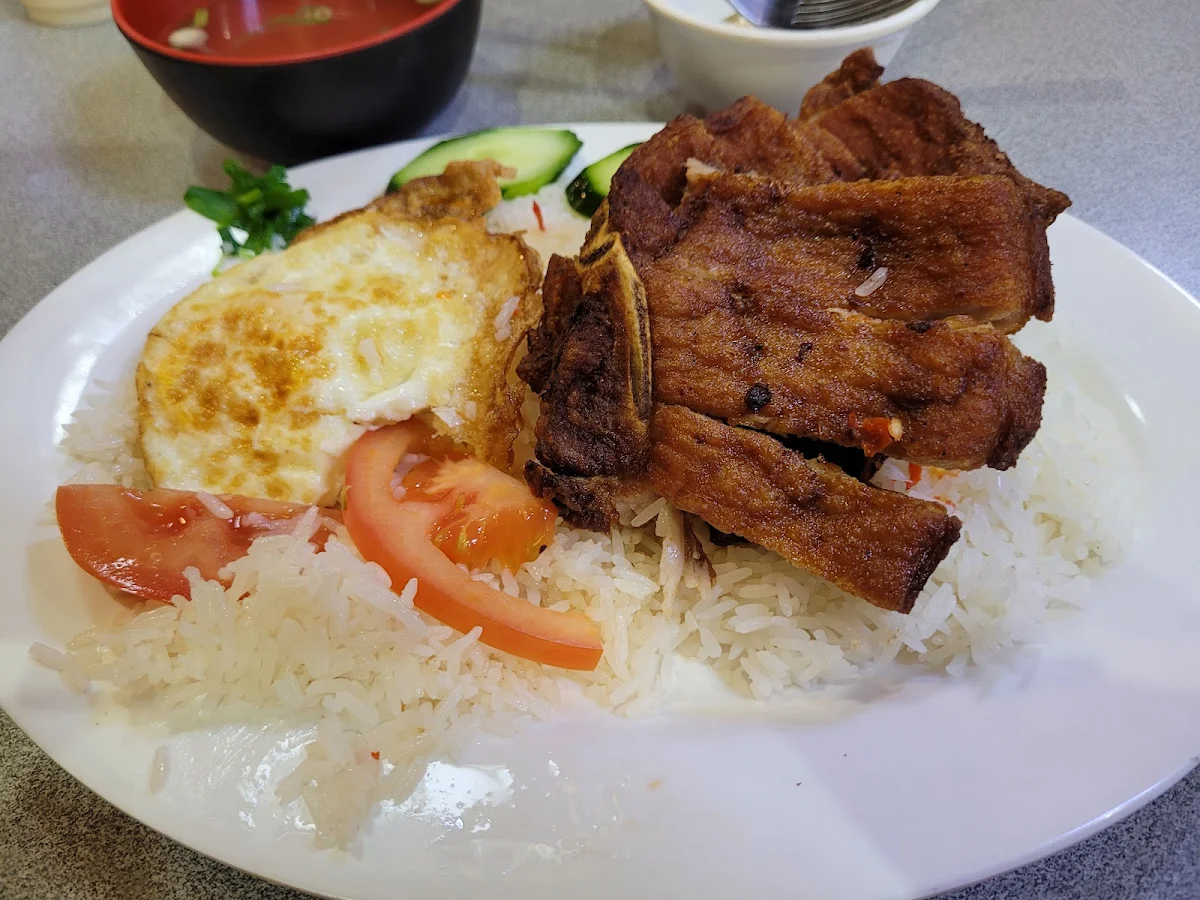 Pork Chops and Eggs