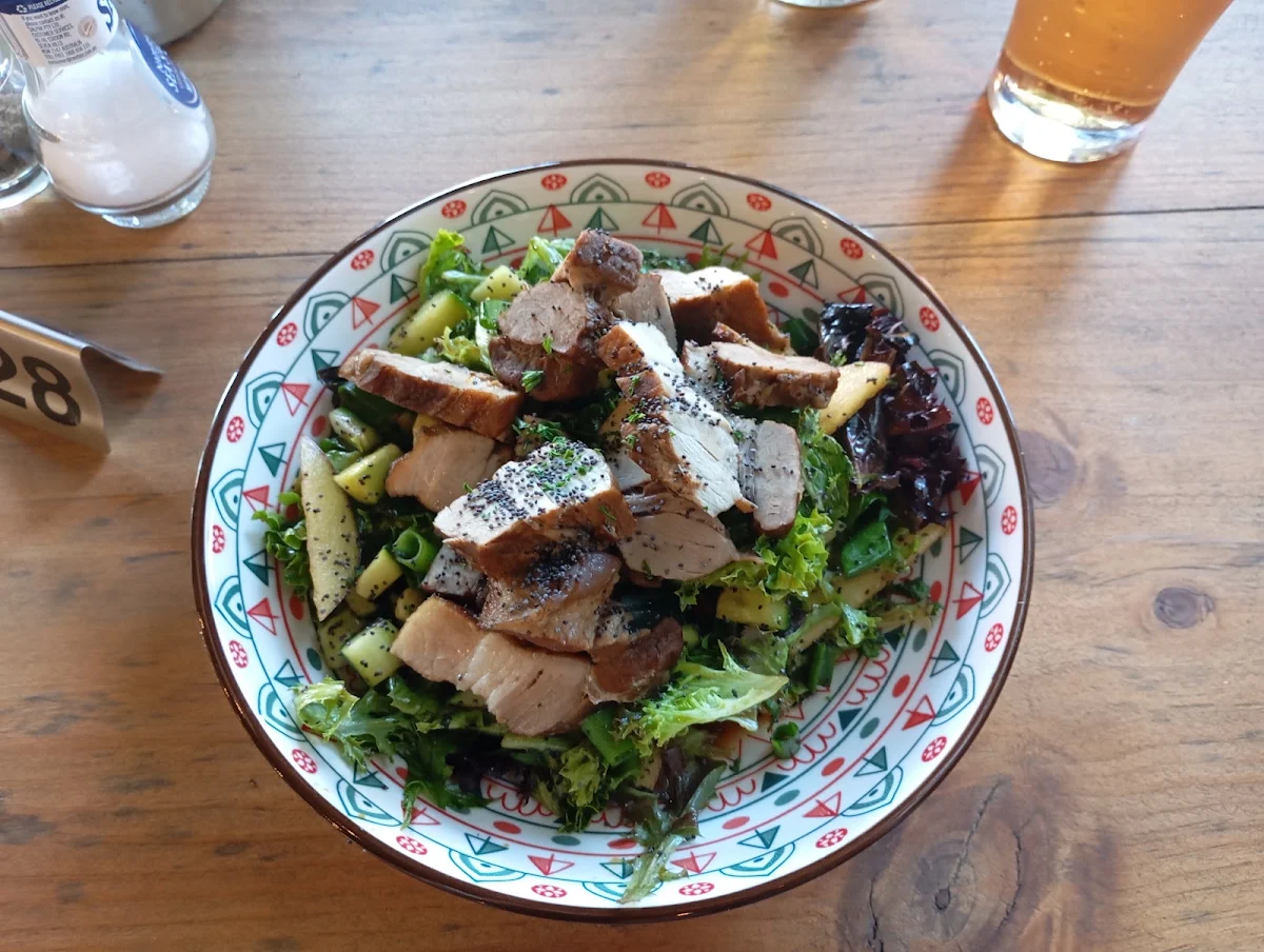 Roast Pork Belly Salad