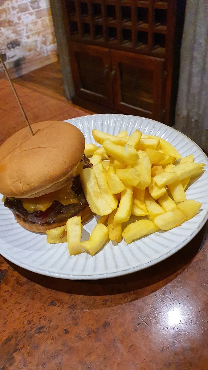 Wagyu Beef Burger and Fries