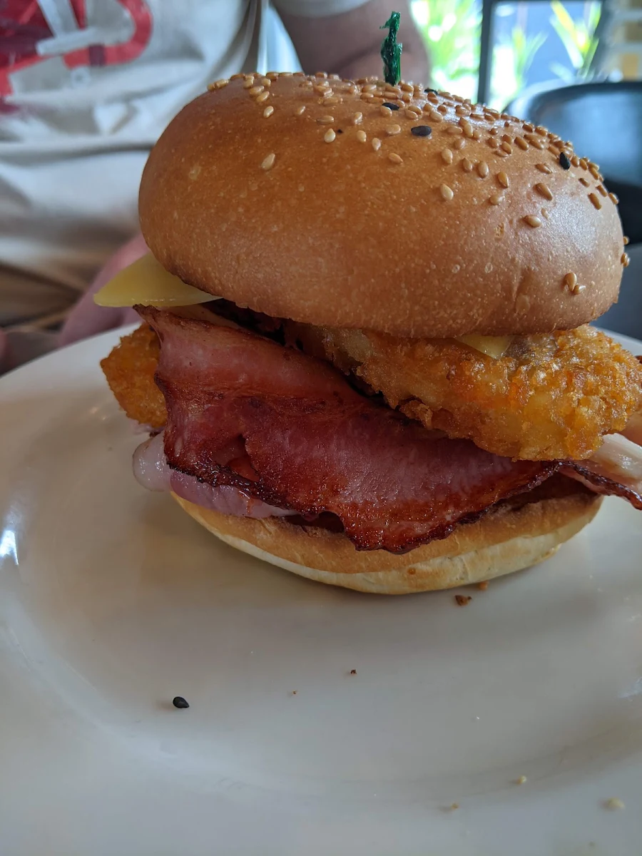 Breakfast Burger, The Coffee Club (Mango Hill)
