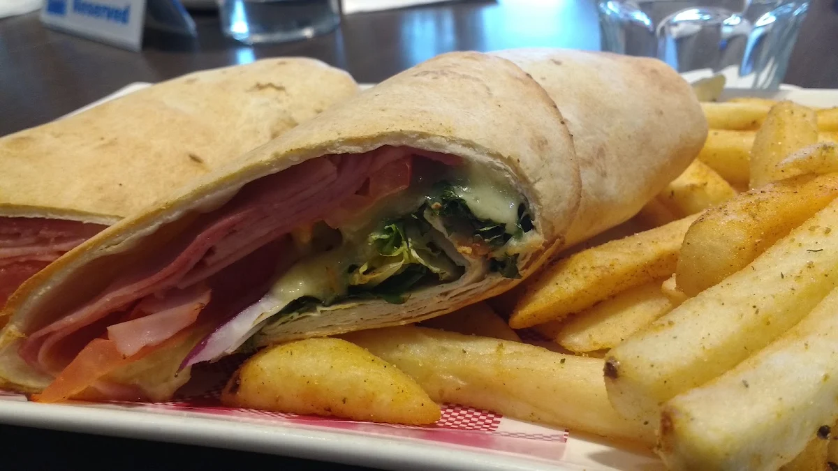 Wrap and Chips, The Coffee Club (Mango Hill)