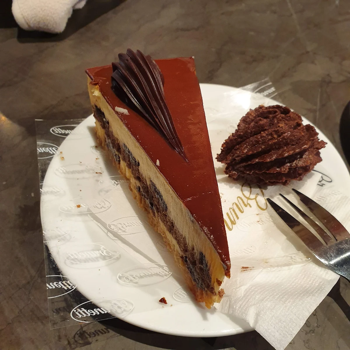 Nutella Cheesecake, Brunetti Oro Flinders Lane