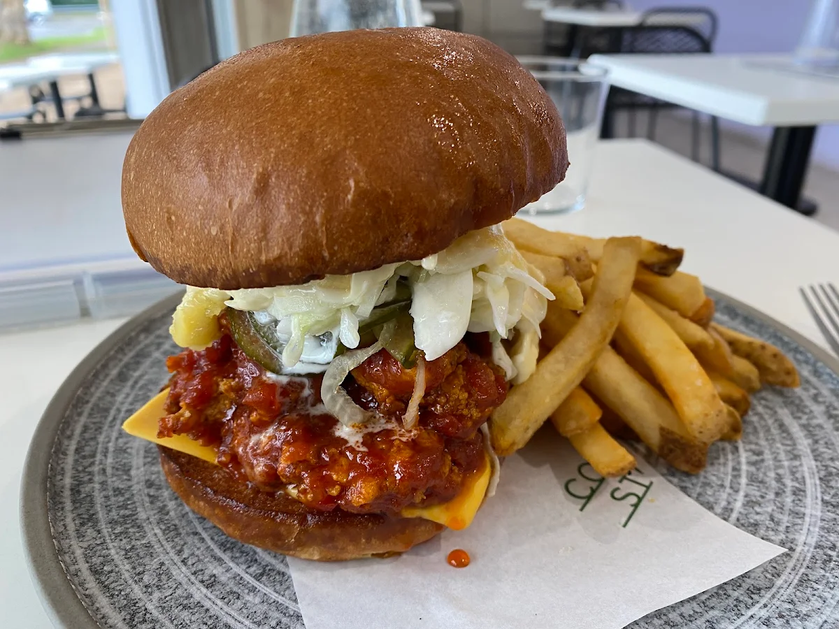 Korean Fried Chicken Burger