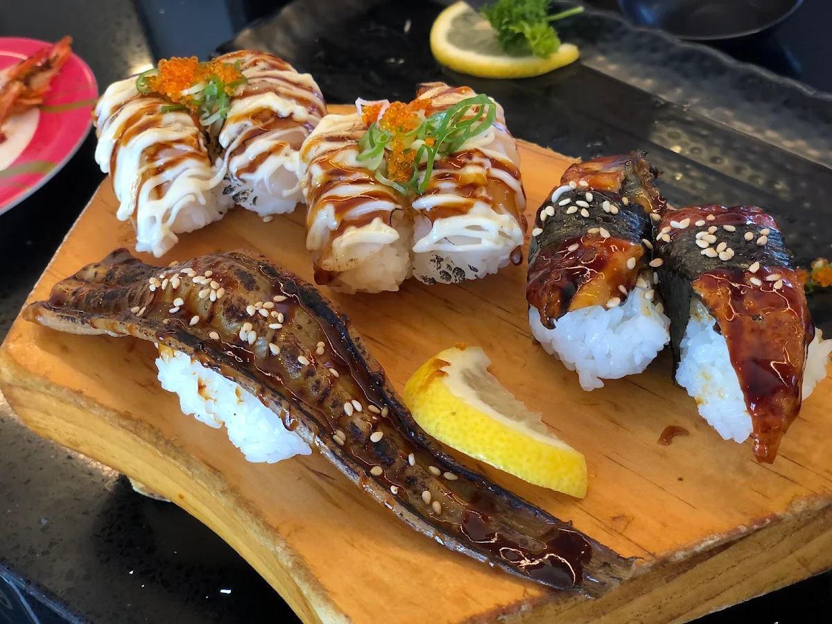 Scallop Eel Nigiri