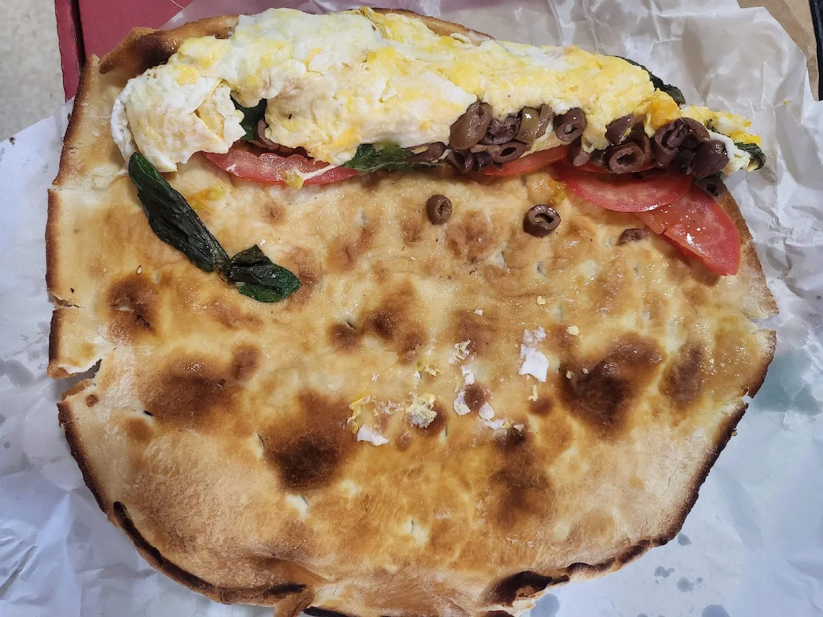 Egg & Veggie Wrap, Bake away