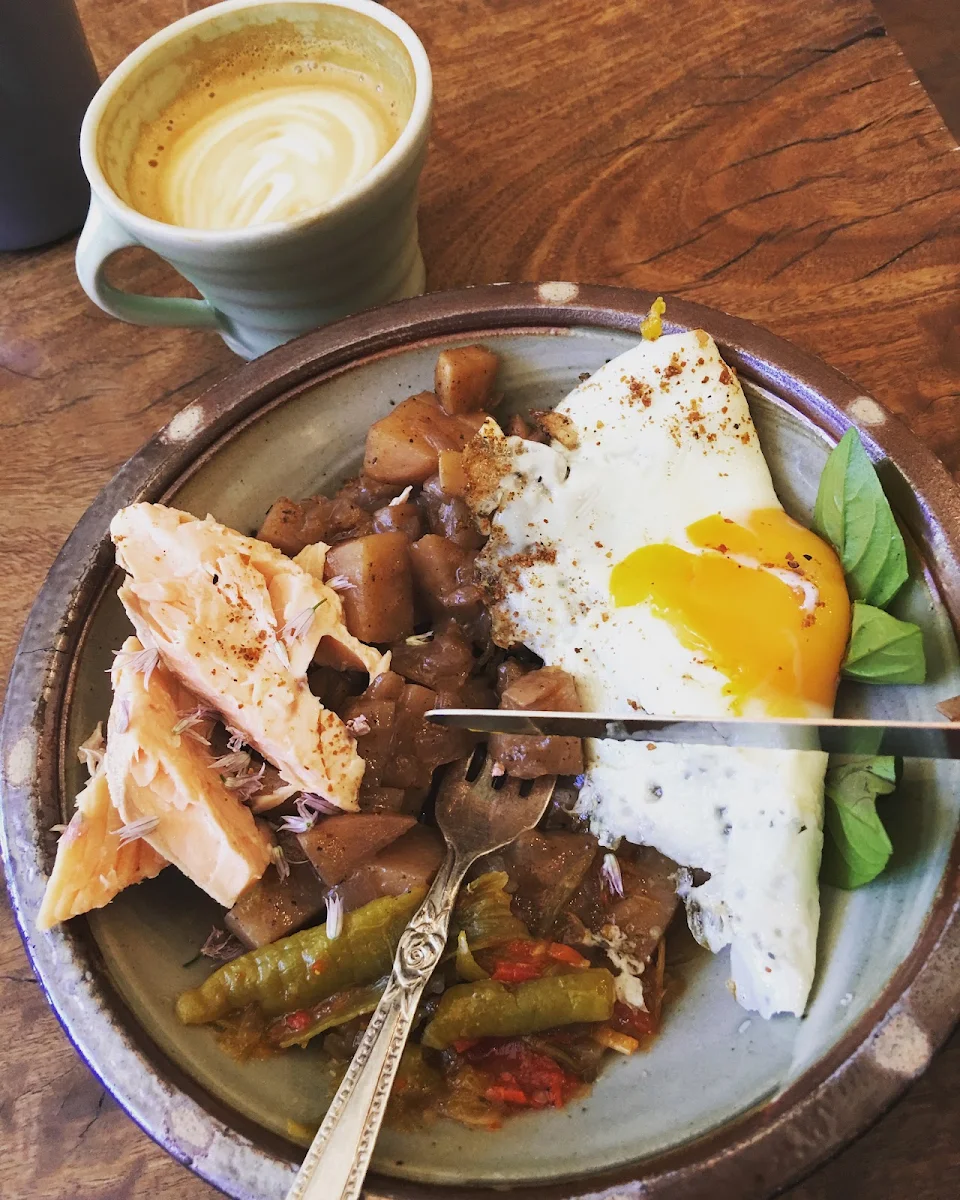 Egg and Fish, Barrio Collective Coffee