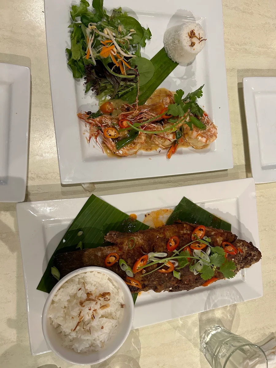 Deep Fried Fish, Beach Almond