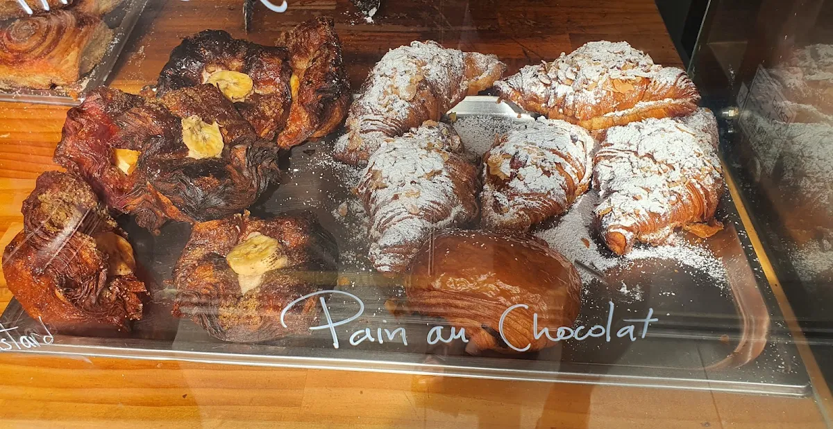 Selection of Goodies Like Almond Croissant