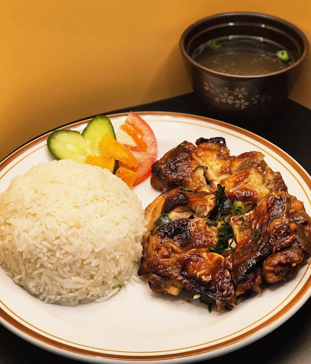Grilled Pork Chop with Rice