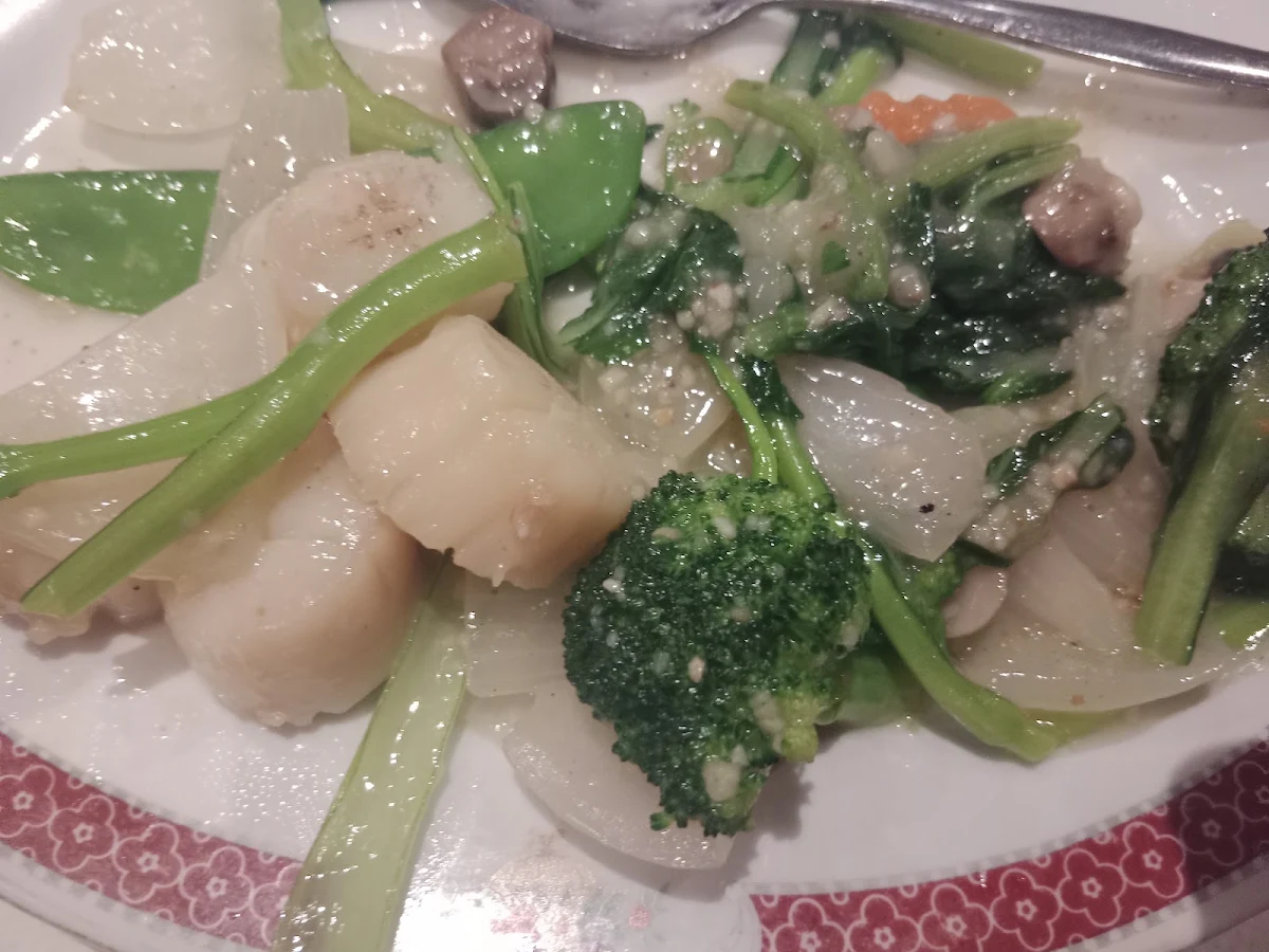 Scallops with Garlic Sauce