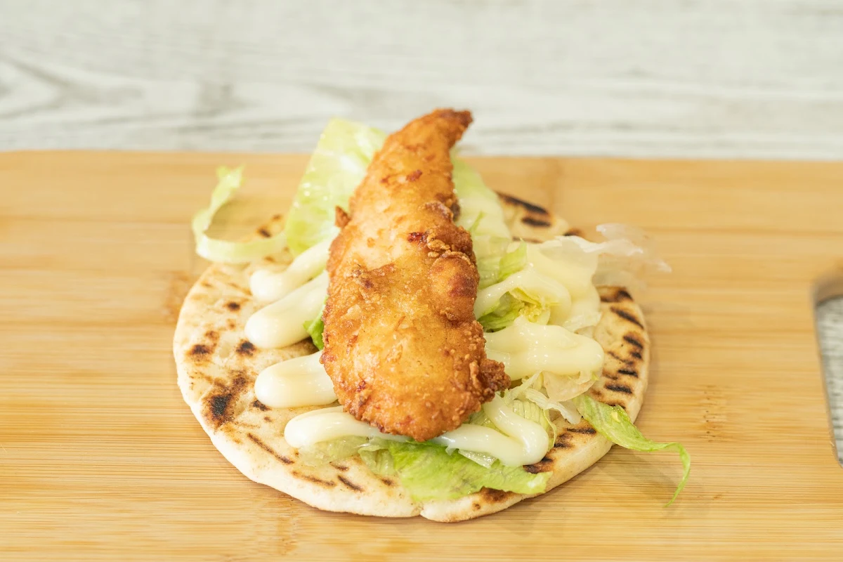 Chicken Schnitzel Wrap
