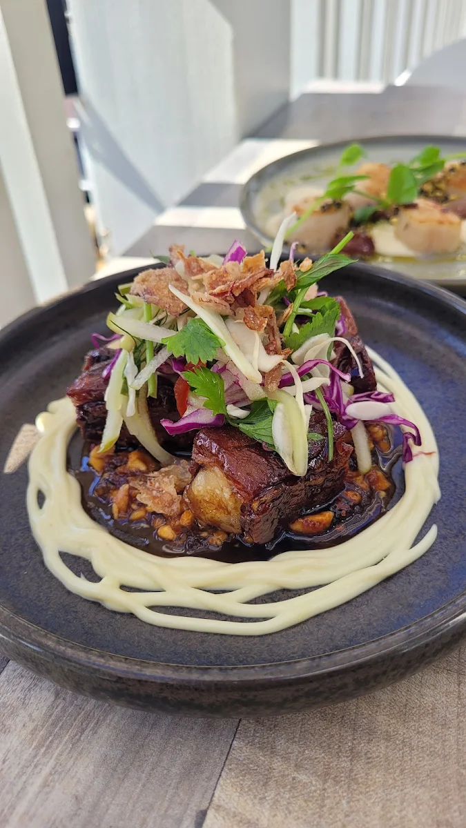 Braised Beef Cheek Tart, Latitude 30 Restaurant