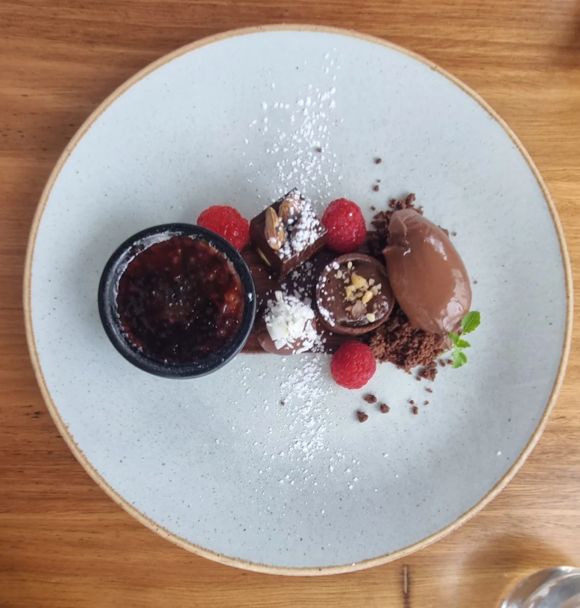 Chocolate Assiette, Latitude 30 Restaurant