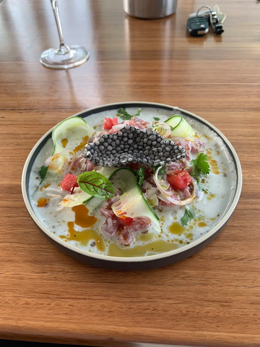 Yellow Fin Tuna Ceviche, Latitude 30 Restaurant