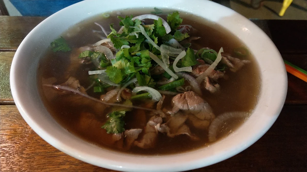 Beef Soup Rice Noodles with Beef Pho