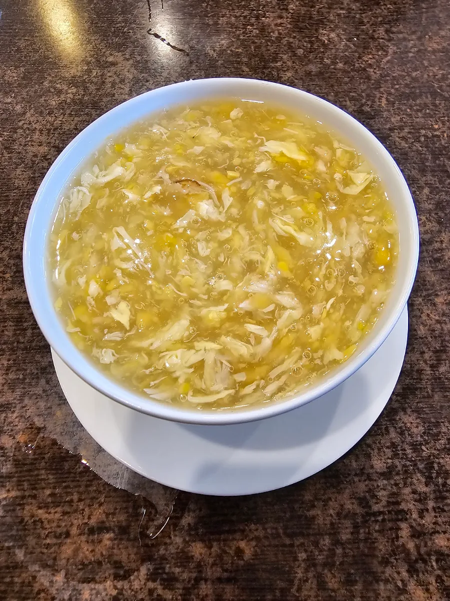 Chicken with Sweet Corn Soup
