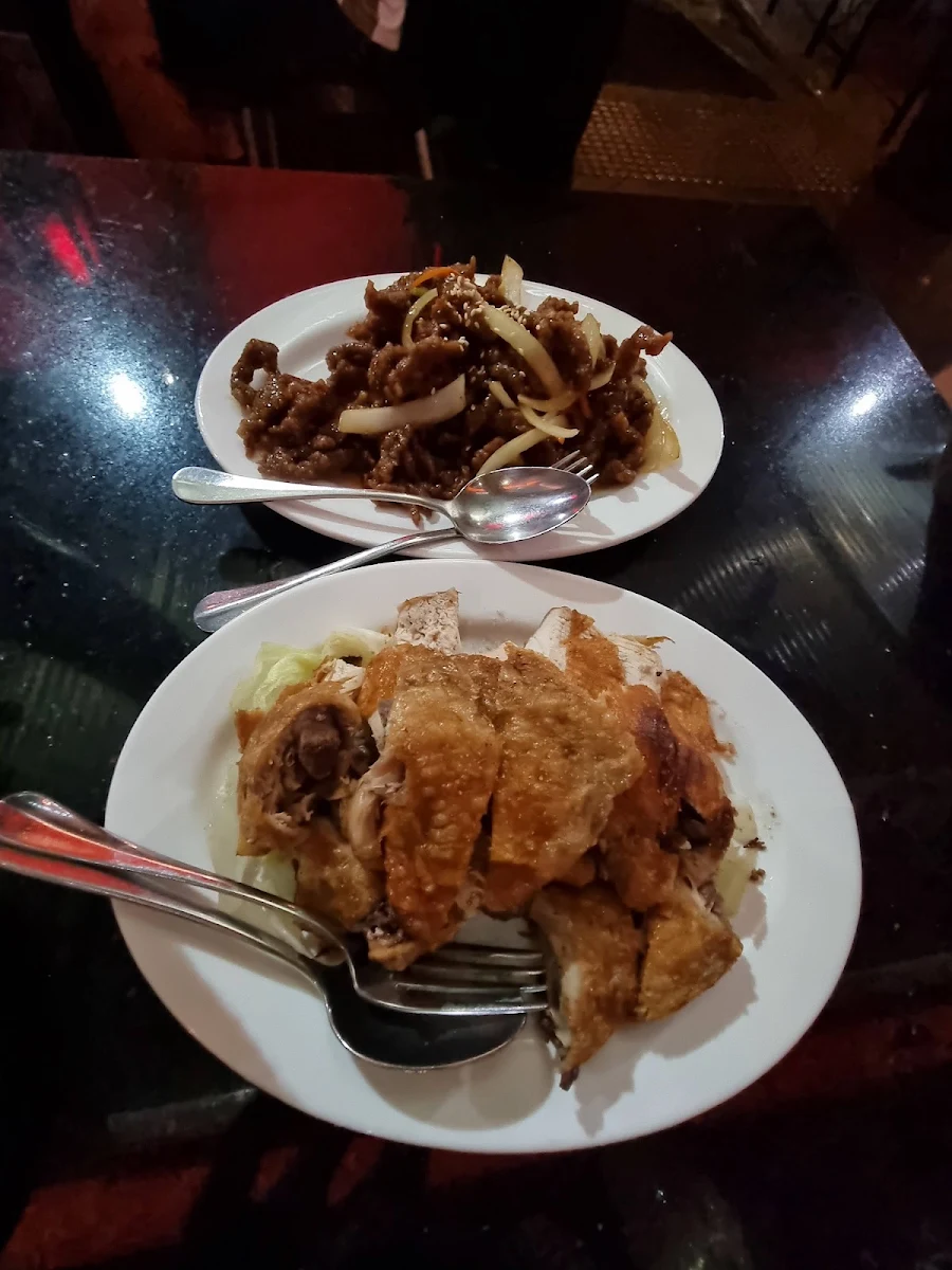 Crispy Beef and Crispy Chicken
