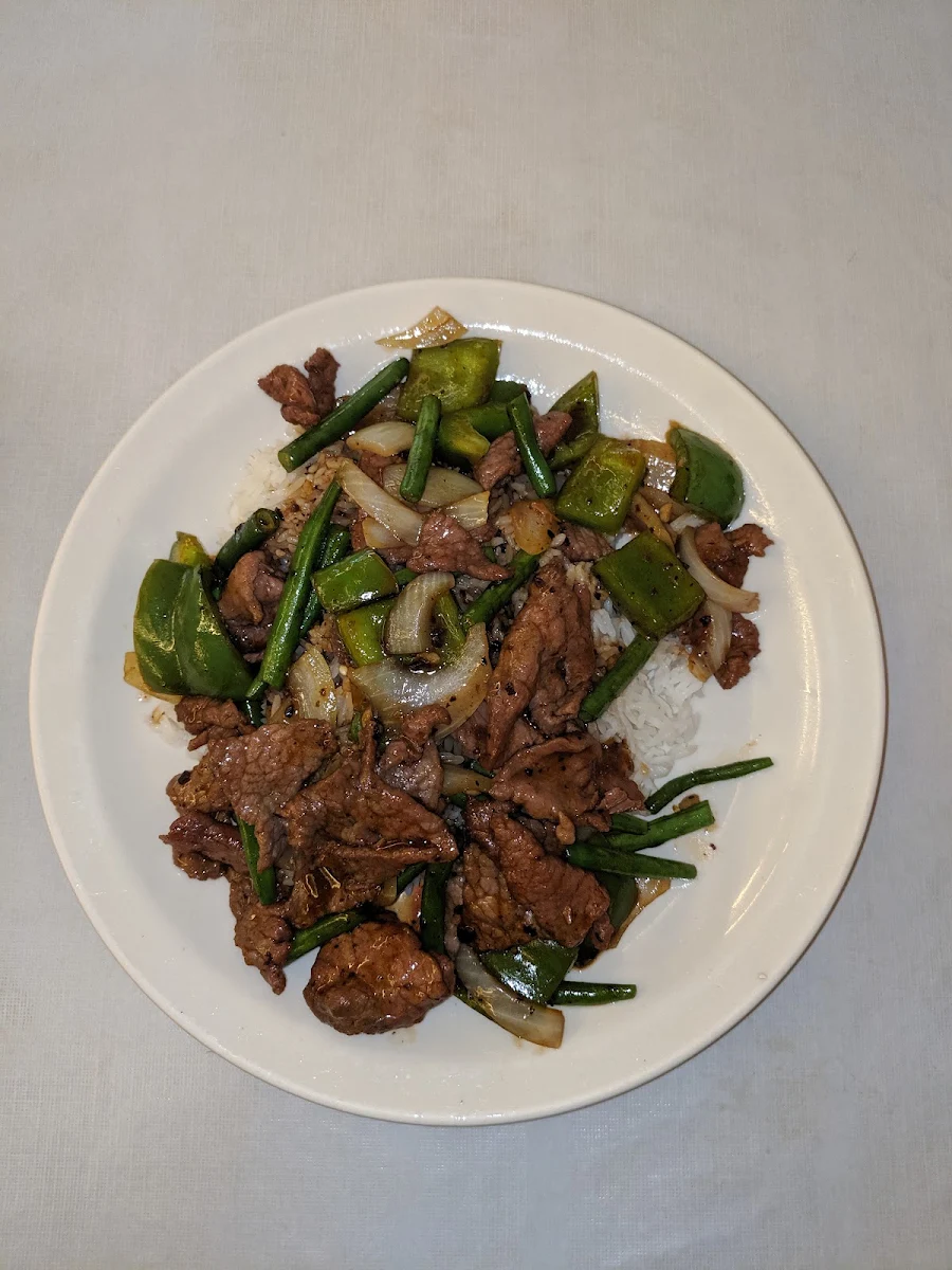 Sliced Beef in Black Bean Sauce