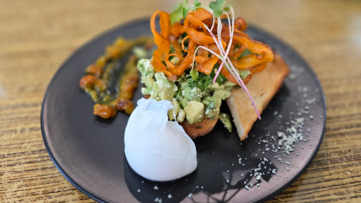 Smashed Avocado With, TANK sixtyfour