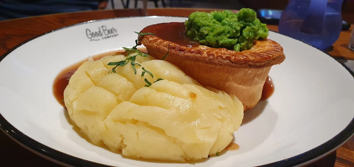 Guinness Beef Pie and Mashed Potato
